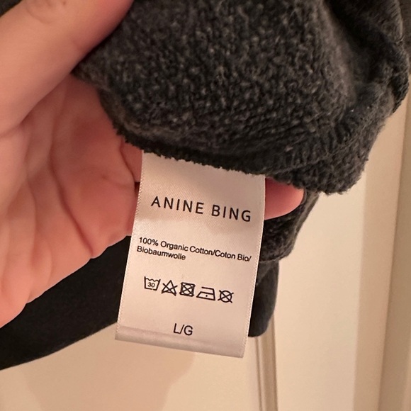 Anine Bing Black Tiger Graphic Crewneck Sweater - Picture 4 of 5